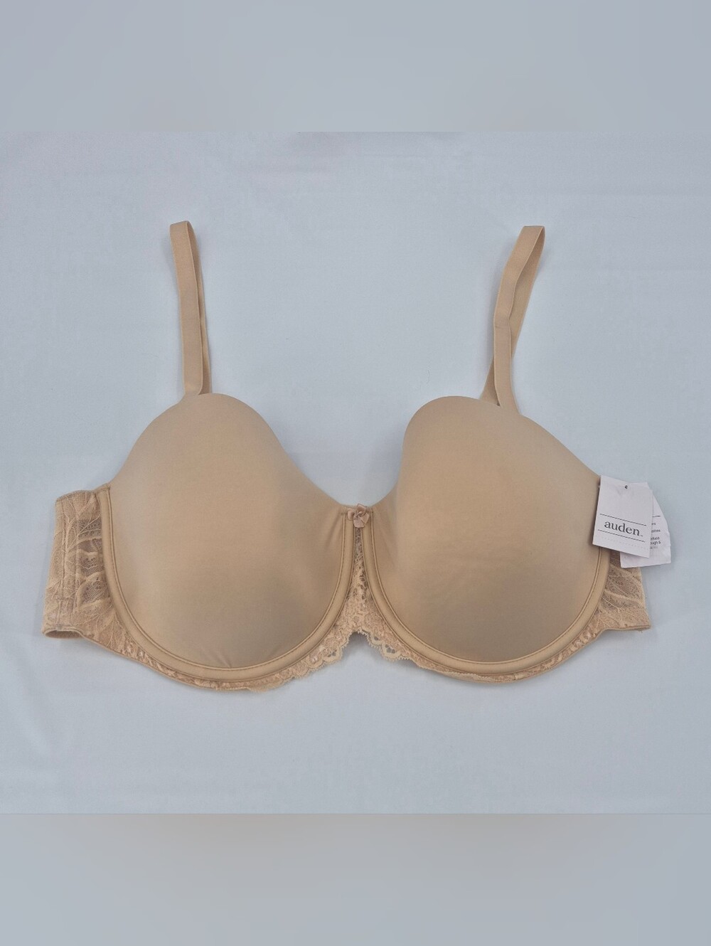 Auden Women's Lightly Lined Strapless Bra Lace 40DD NWT *See Notes*
